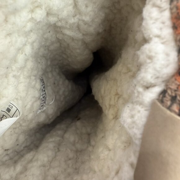 ✅Keen Auburn Navajo Suede Tall Pull On Sherpa Lined Knit Boots Women's Size 7 ✅ - Picture 5 of 9